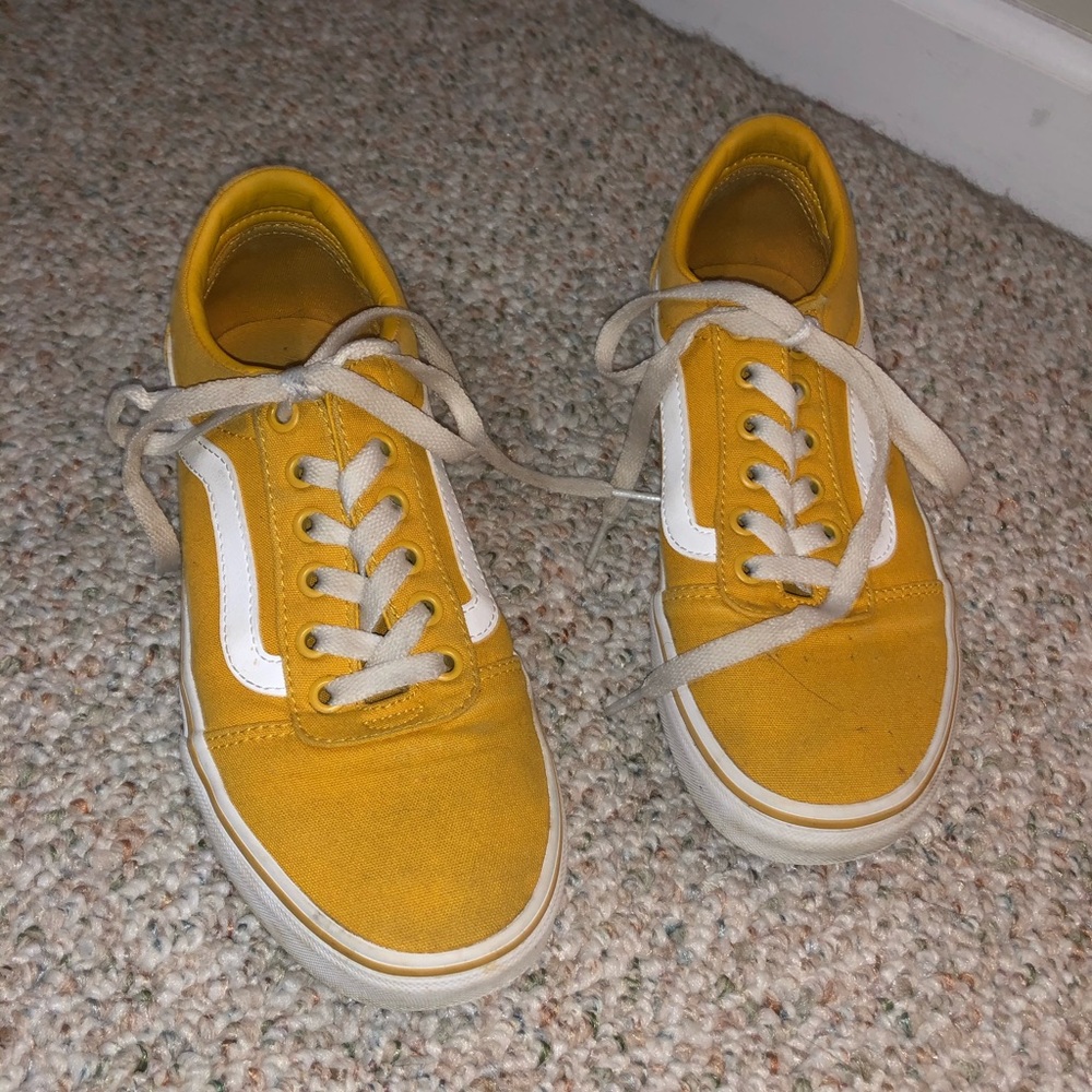 Yellow Low Rise Vans